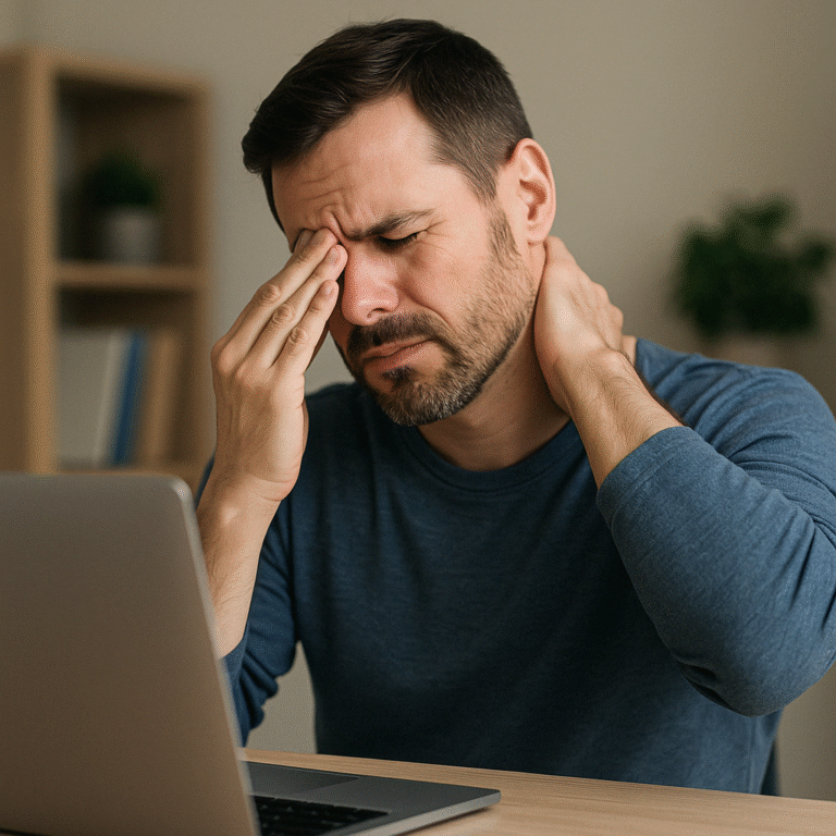 Waarom je nek en ogen samenwerken bij hoofdpijnklachten